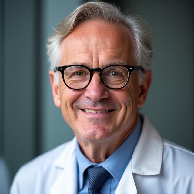 Professional headshot of Dr. Ben Carter, a seasoned male doctor with glasses.