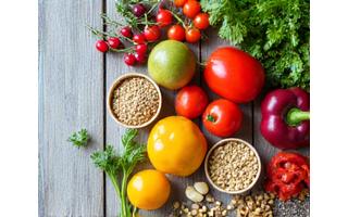 Colorful, healthy ingredients for cooking
